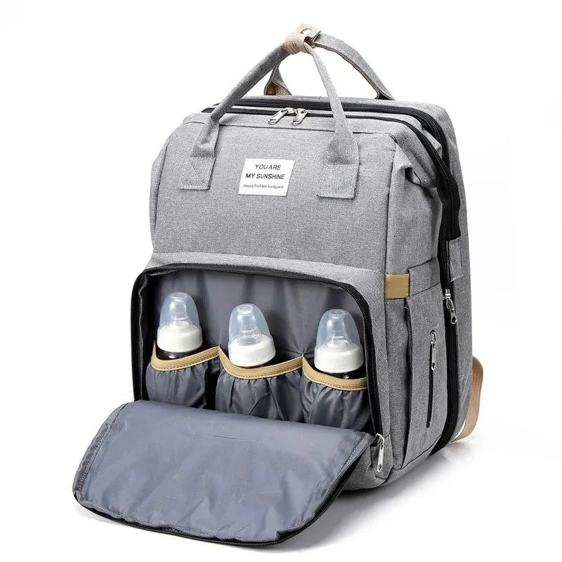 Sac à Langer 3-en-1 avec Lit Bébé Pliable